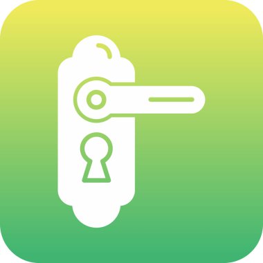 eşsiz anahtar vektör çizgisi simgesi