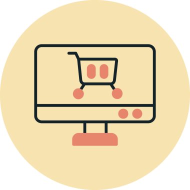 seo modern simgesinin vektör illüstrasyonu