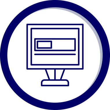 izleyici simgesi, vektör illüstrasyonu