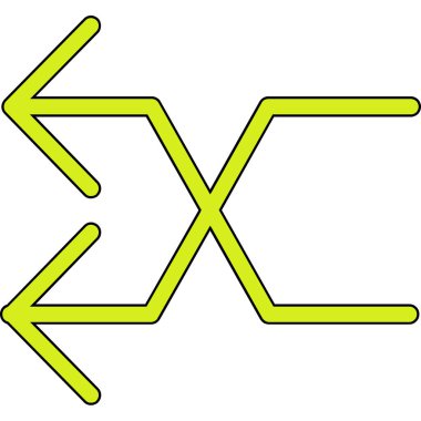 ok simgesinin vektör illüstrasyonu