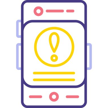 Telefon simgesi vektör illüstrasyonu