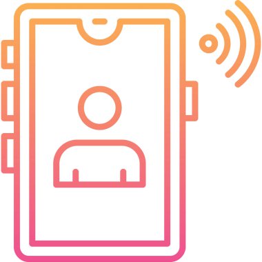 cep telefonu ikonu vektör illüstrasyonu