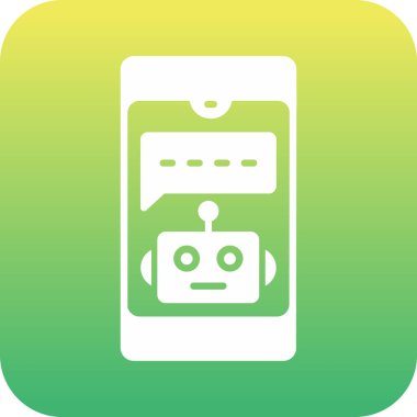 Projeniz için vektör robot simgesi