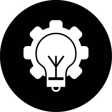 Kişisel ve ticari kullanım için vektör ampul simgesi.