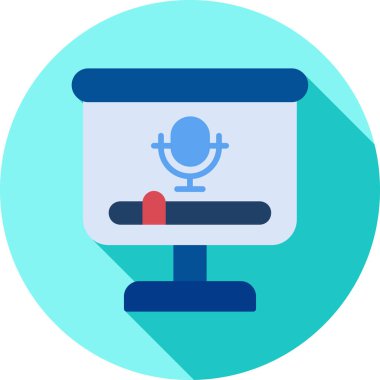 Bilgisayar. Web simgesi basit illüstrasyon