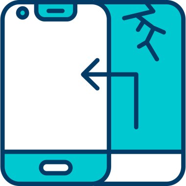 Telefon simgesi vektör illüstrasyonu