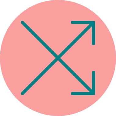 yön ikonu vektör illüstrasyonu