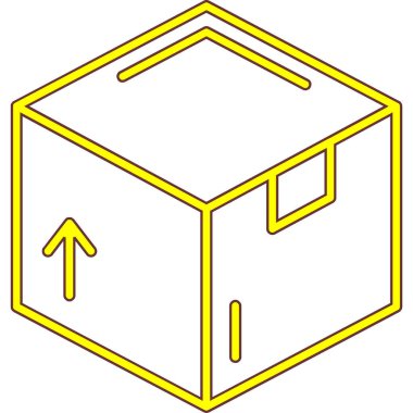 kutu teslim paketi simgesi