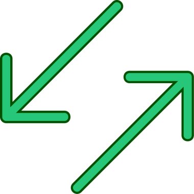 yön ok simgesi işareti vektörü