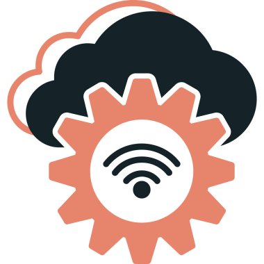 Bulut. Web simgesi basit illüstrasyon