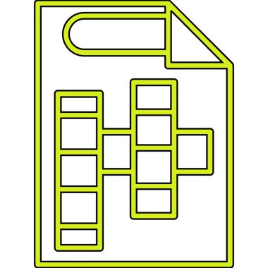 belge dosya simgesi el çizimi biçiminde