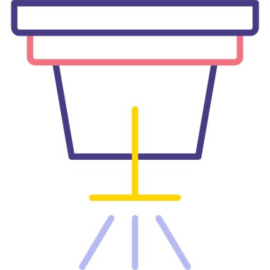 Kova. Web simgesi basit illüstrasyon