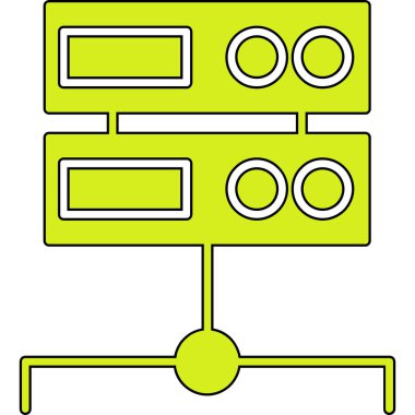 Modern b 'nin vektör illüstrasyonu