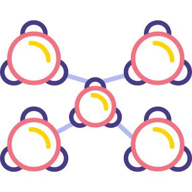 ağ paylaşım simgesi çizimi