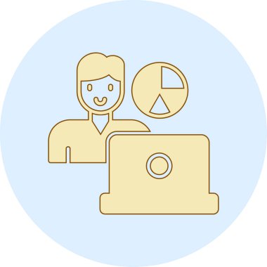 Seo simgesinin vektör illüstrasyonu