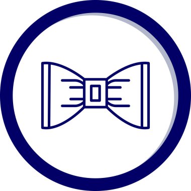 Kravat. Web simgesi basit illüstrasyon