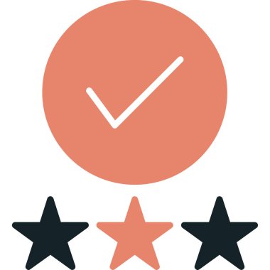 derecelendirme simgesi vektör illüstrasyonu