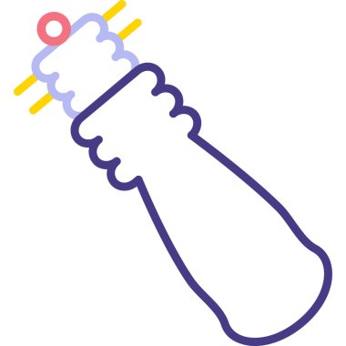 Tek bir izole simgenin vektör illüstrasyonu