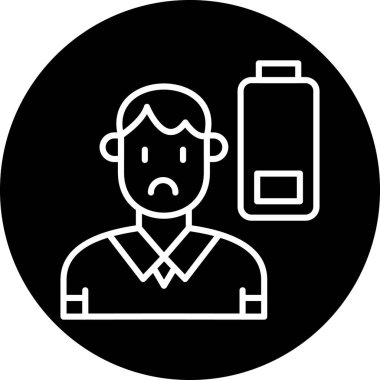 Tıbbi maskeli bir adamın vektör çizimi