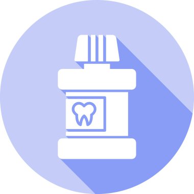 Diş simgesi vektör illüstrasyonu