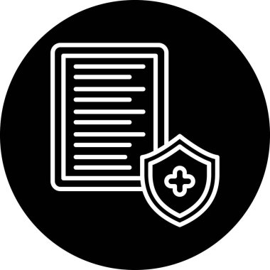 Belge simgesinin vektör illüstrasyonu