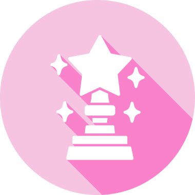 Kupa. Web simgesi basit illüstrasyon