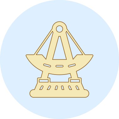 askeri simge, vektör illüstrasyonu