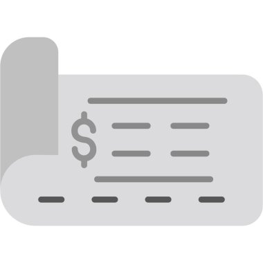 Para Düz Vektör Simgesi Tasarımı