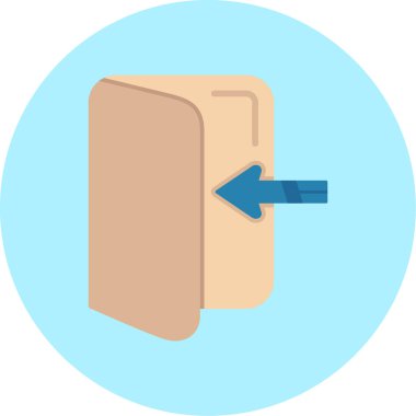 El simgesinin vektör illüstrasyonu