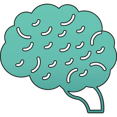 Beyin sembollü düşünce balonu