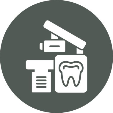 Diş Bakımı simgesi, vektör illüstrasyonu