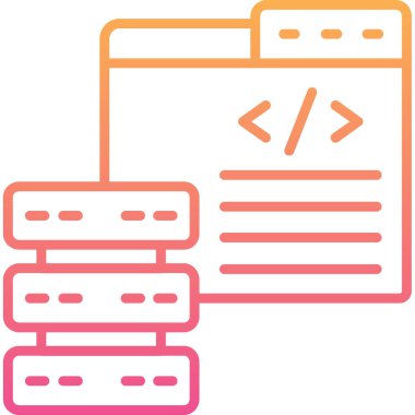 Web simgesi, vektör illüstrasyonu