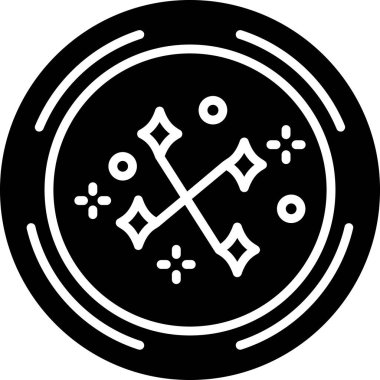 Pizza simgesi, vektör illüstrasyonu