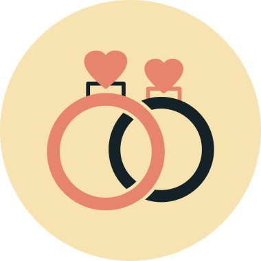 Alyans vektör simgesi