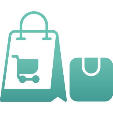 Alışveriş çantası ve paket simgeleri