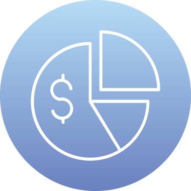 iş grafiği simgesi, vektör illüstrasyonu