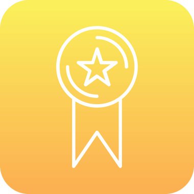 ödül simgesi soyut arkaplanda izole edildi, n