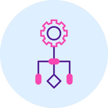 şebeke. Web simgesi basit illüstrasyon