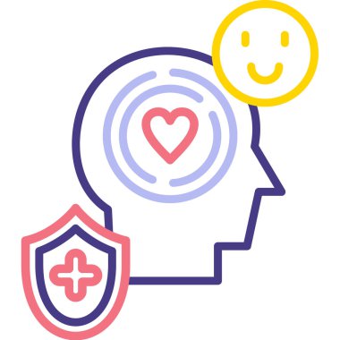 Sağlık simgesinin vektör illüstrasyonu