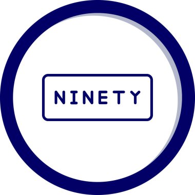 Bir harfin vektör illüstrasyonu