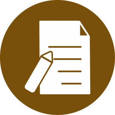 Belge simgesinin vektör illüstrasyonu