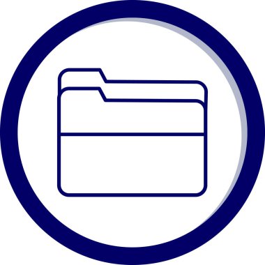 Dosya. Web simgesi basit illüstrasyon