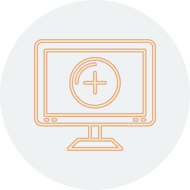 bilgisayar simgesi, vektör illüstrasyonu