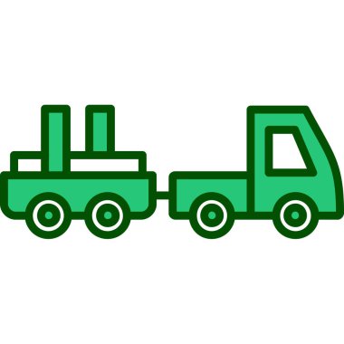 araba kamyon vektör simgesi