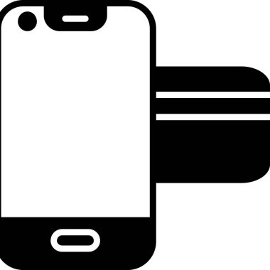 cep telefonu ikonu vektör illüstrasyonu