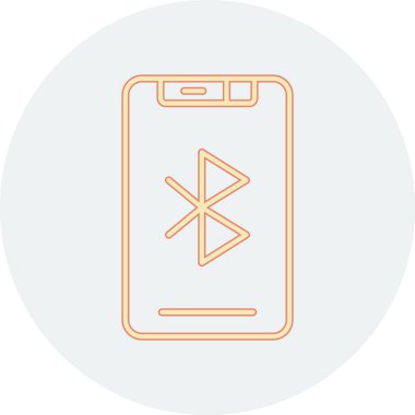 telefon vektörü ince çizgi simgesi