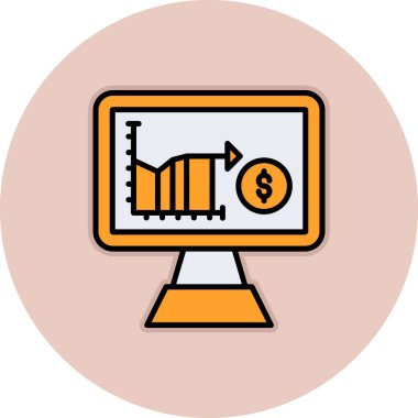 bilgisayar monitörü grafik grafik ile