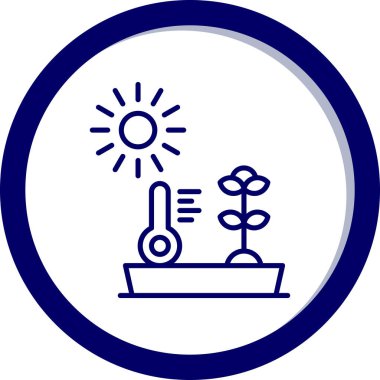 Güneş simgesinin vektör illüstrasyonu