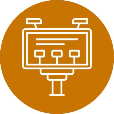 Web ve mobil için benzersiz modern simge