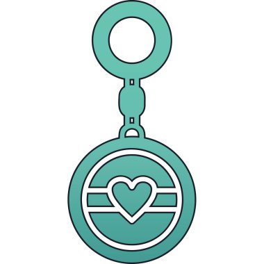 kalp şekilli anahtar simgesi, özet biçimi